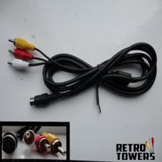 Sega Saturn AV RCA composite cable - RF replacement