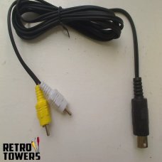 Sega Mega Drive Genesis 1 Master System AV RCA composite TV Cable - RF replacement