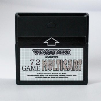 Vectrex 72 Game Multicart - Plays Homebrew And Full Games