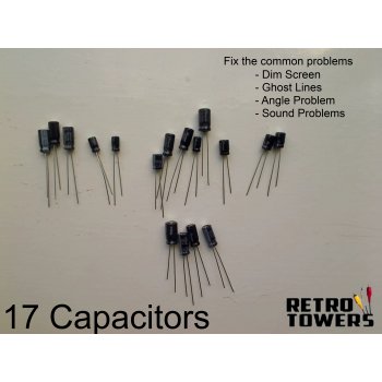 Game Gear Capacitor Replacement Kit 17 Game Gear Capacitor Replacement Kit 17